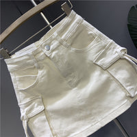 Draw-string Cargo Skirt
