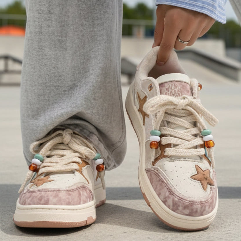 Artsy Star Platform Sneakers