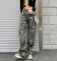 Camo Straight Jeans
