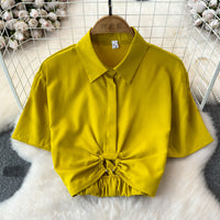Summer Cinch Hoop Blouse