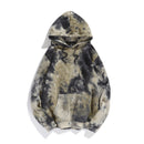 Tie-dye hoodie on a white background