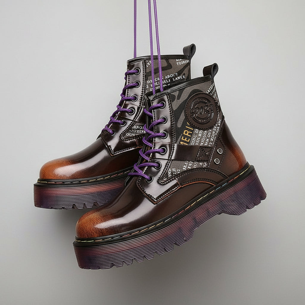 Big Head Leather Boots