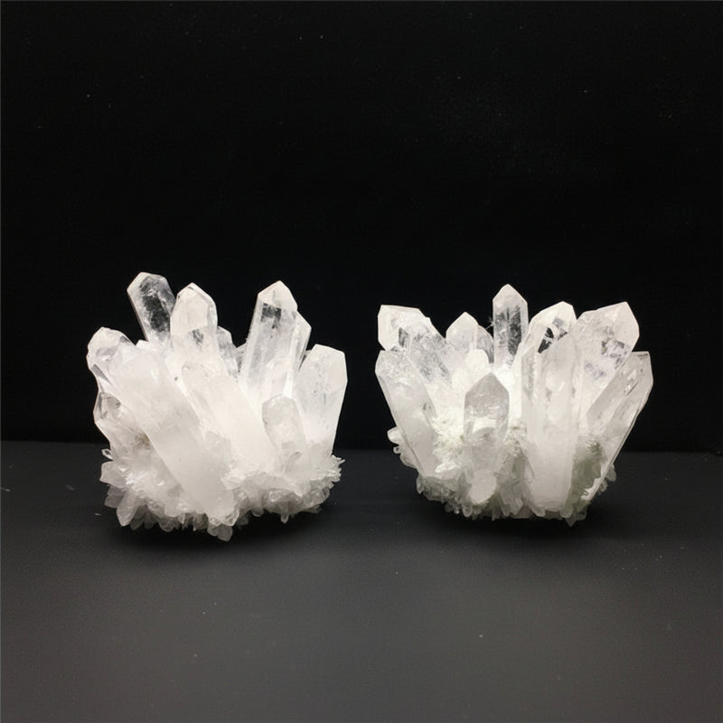 Natural White Crystal Cluster Crystal Raw Stone (Variety)