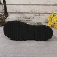 Platform Round Toe Boots