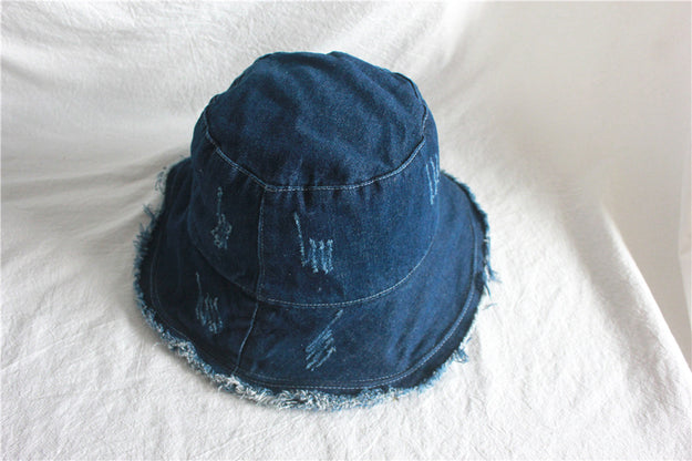 Denim Sunshade Bucket Hat