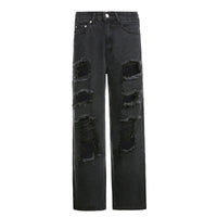 Distressed High-rise Jeans
