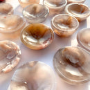 Natural Crystal Cherry Blossom Agate Crystal Bowl