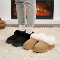 Cozy Cotton Slip On Booties