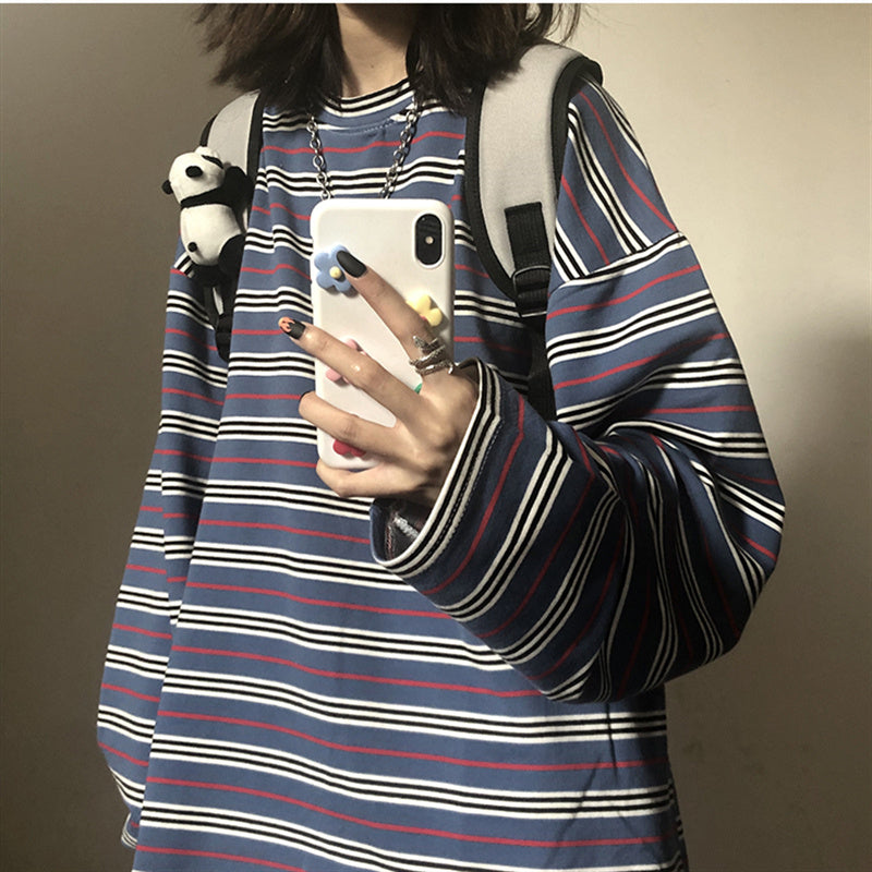 Striped Versatile Retro Top
