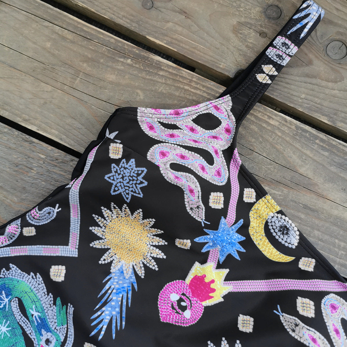"Folk Flame" One-Piece