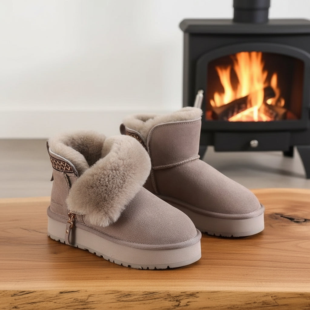 ZZ Side Zip Snow Boots