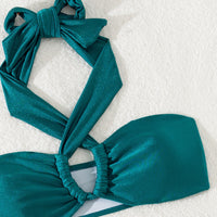 Roaring 20s' Lace-up Bikini