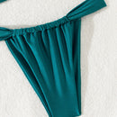 Roaring 20s' Lace-up Bikini