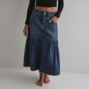 Fashion Personality Retro Women's Casual Denim Skirt