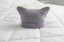 Cat Ears Striped Handmade Knitted Hat