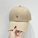 Patch Sun-proof Peaked Cap