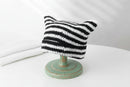Cat Ears Striped Handmade Knitted Hat