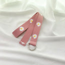 Flower Canvas Simple Loop Belt