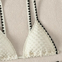 Triangle Swimsuit Split Bikini