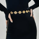 Geometric Iron Body Chain Belt