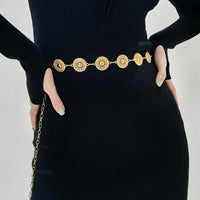 Geometric Iron Body Chain Belt