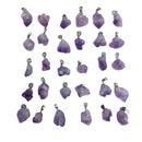 24 ct. Natural Lavender Amethyst Rock (Irregular Pendants)