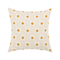 Flower Embroidered Pillowcase