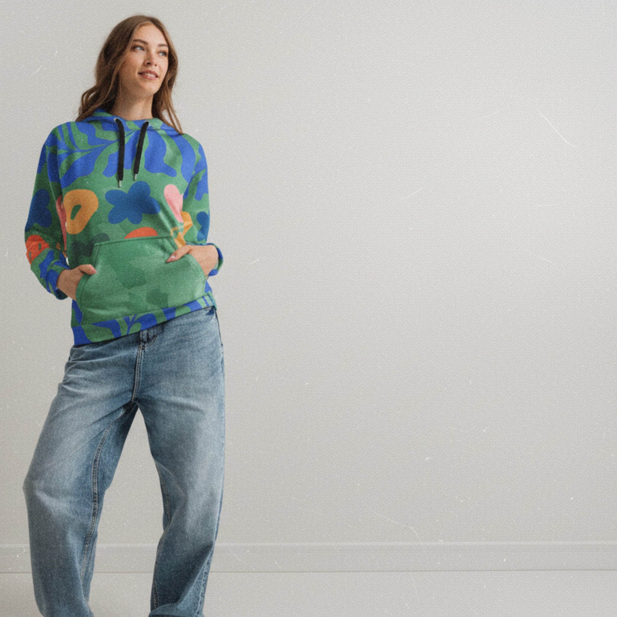 'Freeform Love Field' Hoodie