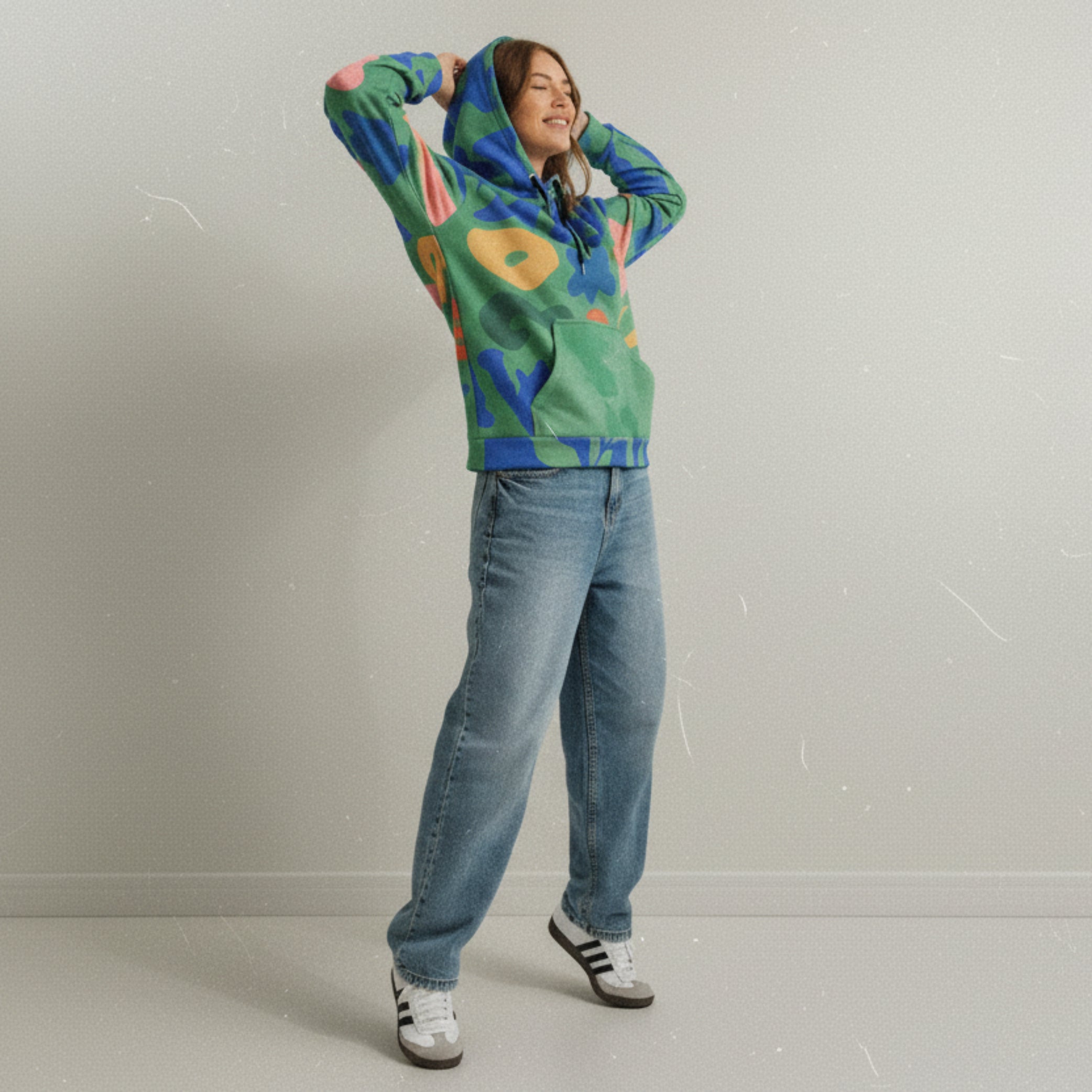 'Freeform Love Field' Hoodie
