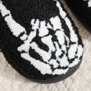 Skull Of Rock Embroidered Slippers