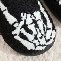Skull Of Rock Embroidered Slippers