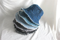 Denim Sunshade Bucket Hat