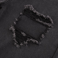 Ripped Edge Casual Jeans
