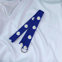 Flower Canvas Simple Loop Belt