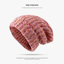Mixed Thermal Knitting Sleeve Cap