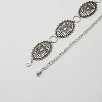Metal Concho Waist Chain Belt