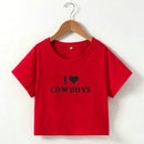 Slim Fit Short Sleeve Crop Top