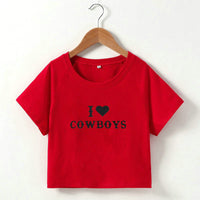 Slim Fit Short Sleeve Crop Top