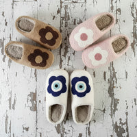 Cozy Third Eye Flower Slippers