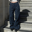 Irregular Straight Jeans