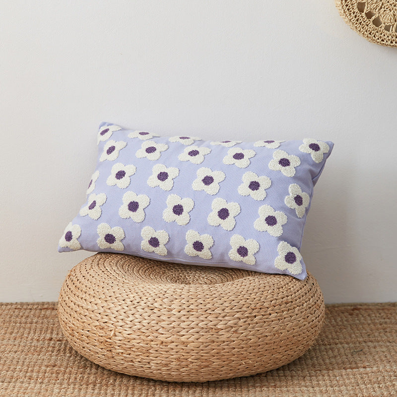 Purple florets / pillowcase / 30x50cm