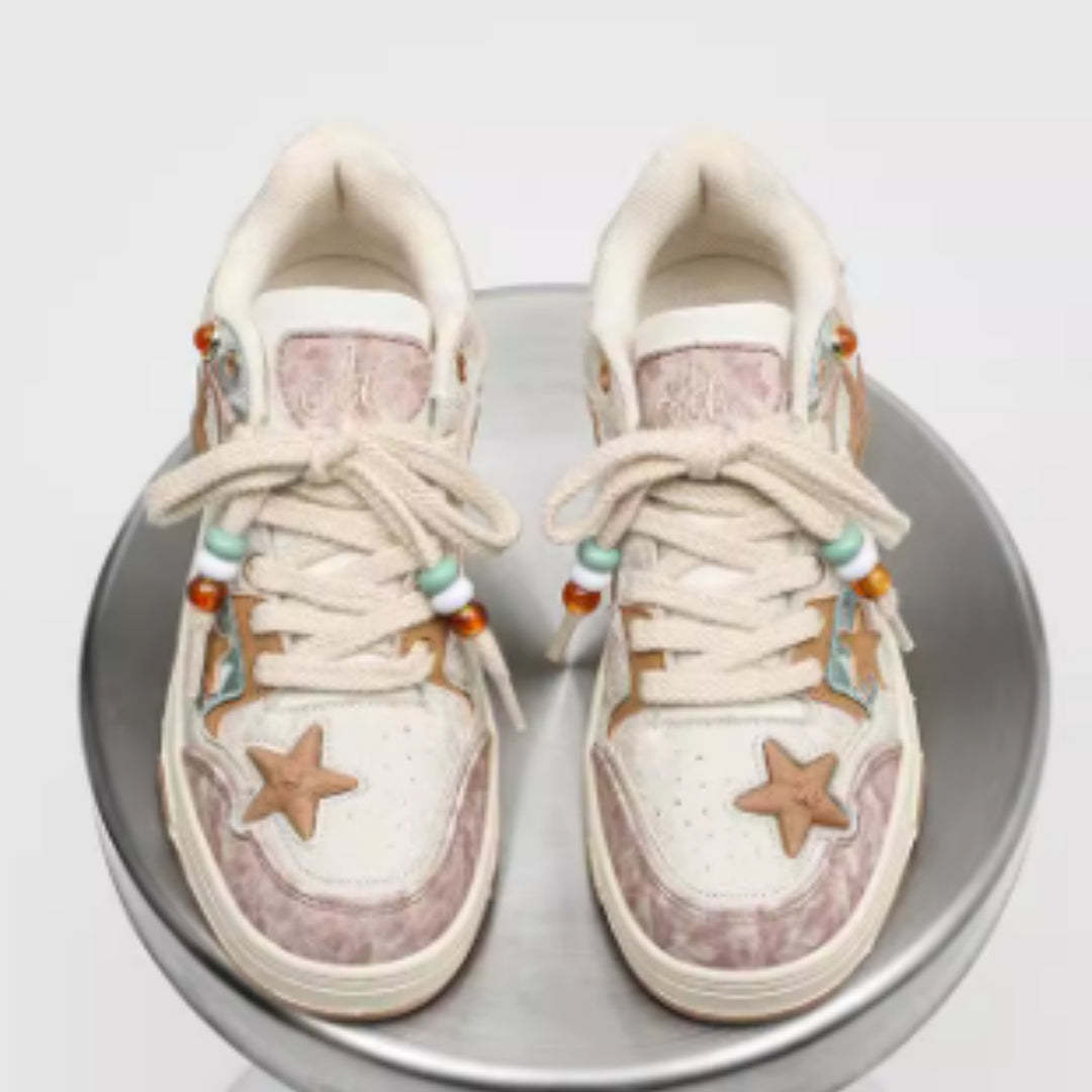 Artsy Star Platform Sneakers