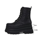 Platform Round Toe Boots