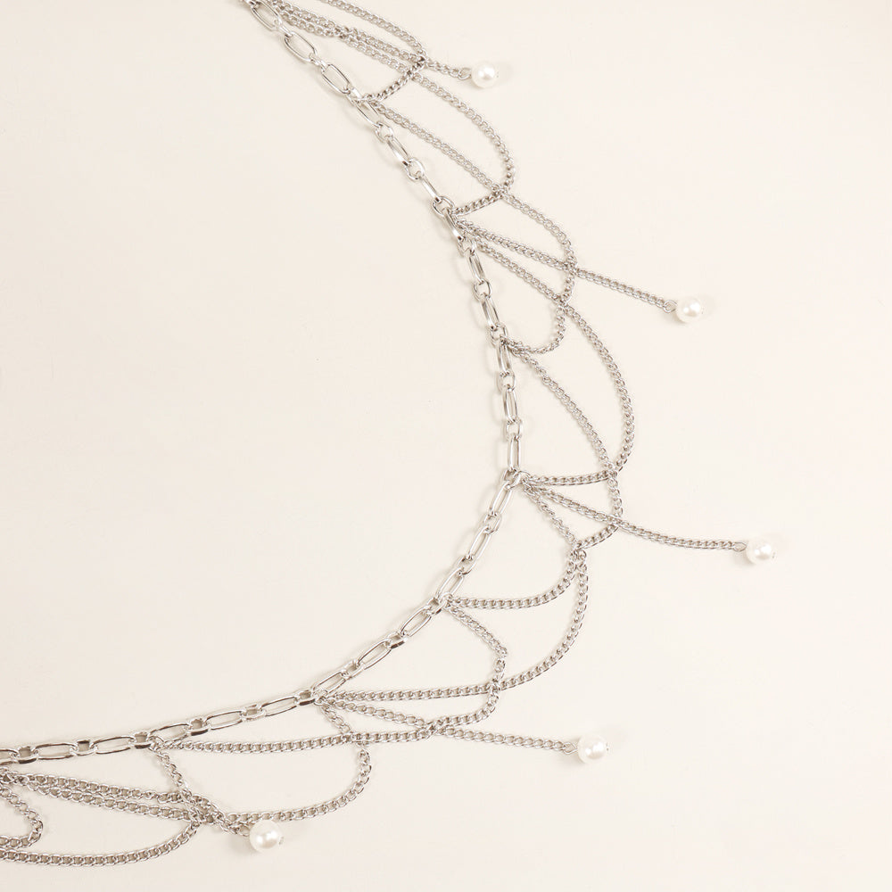 Pearl Shell Pendant Waist Chain