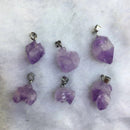 24 ct. Natural Lavender Amethyst Rock (Irregular Pendants)