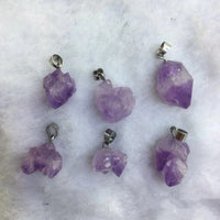 24 ct. Natural Lavender Amethyst Rock (Irregular Pendants)