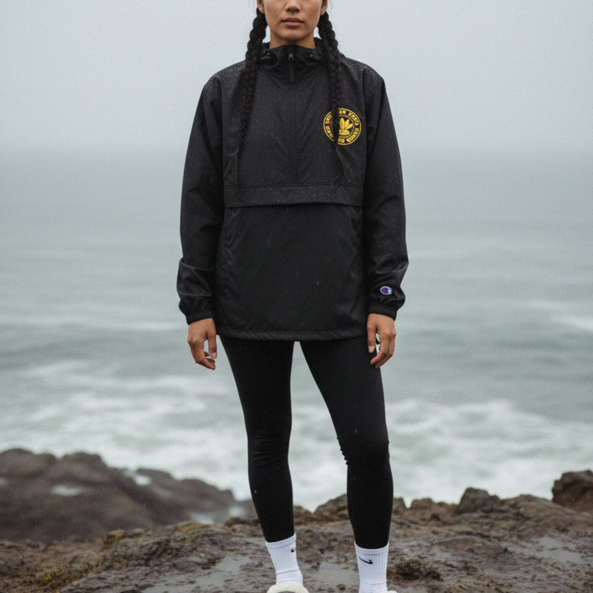 'Tend To Your Inner Garden' Embroidered Champion Jacket