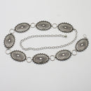 Metal Concho Waist Chain Belt