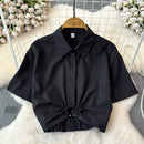 Summer Cinch Hoop Blouse