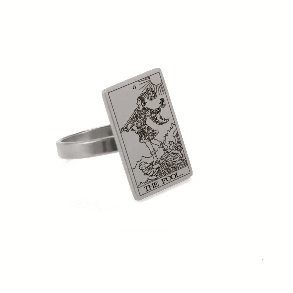 Major Arcana Tarot Stainless Steel Ring (Variety)
